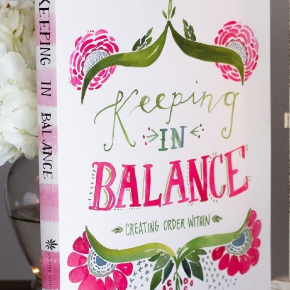 Walking with Purpose Book with Pink and White Design
